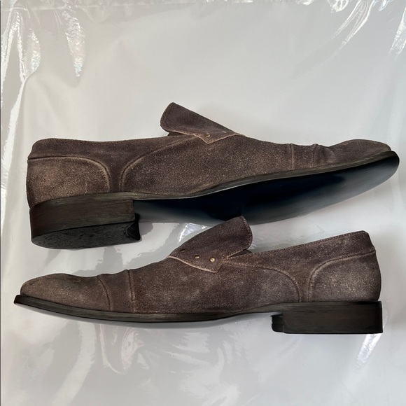 Mark Nason Brown Loafers with Embossed Design main image 12